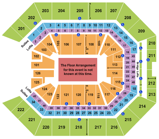 Golden 1 Center Benson Boone Seating Chart